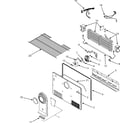 Magic Chef CTF2126ARB freezer compartment diagram