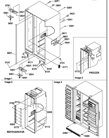 Cabinet parts and toe grille