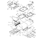 Amana TH21S3L-P1195601WL cabinet shelving diagram