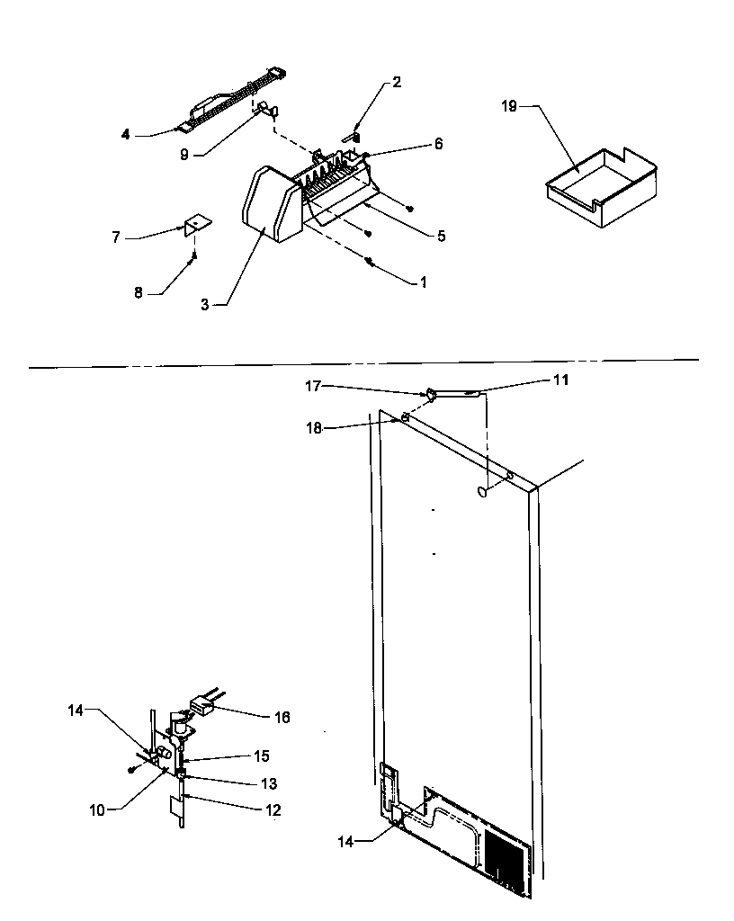 FACTORY INSTALLED ICE MAKER