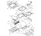 Amana TR21S4E-P1196101WE cabinet shelving diagram