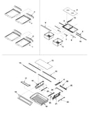 Refrigerator shelving