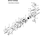 Hoover C1815 motor assembly diagram