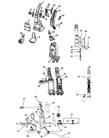Hose, handle, pump