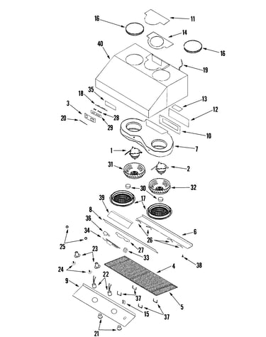 Hood components (complete)