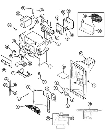 Ice & water dispenser