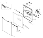 Maytag MDB7600AWB door diagram