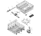 Maytag MDBH950AWB track & rack assembly diagram