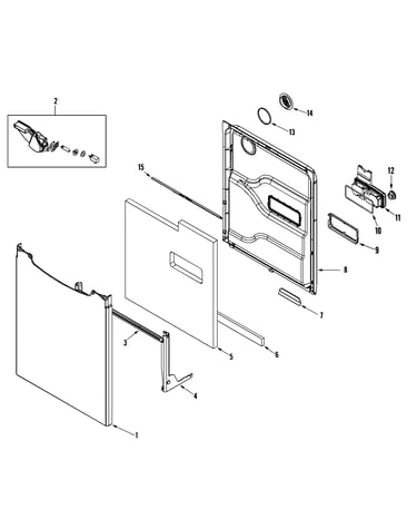Door (mdbh950aws)