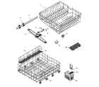 Maytag MDBTT59AWB track & rack assembly diagram