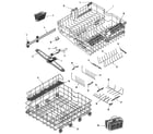 Maytag MDBTT79AWB track & rack assembly diagram