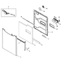 Maytag MDBH970AWB door diagram