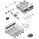 Maytag MDBH970AWB track & rack assembly diagram
