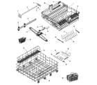 Maytag MDBH970AWW track & rack assembly diagram