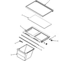Maytag GT1526PEKW shelves & accessories diagram