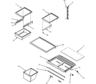 Crosley CT21G8W shelves & accessories diagram