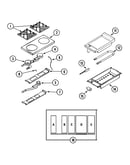 Top assembly/gas controls