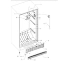 Amana AU150KW-P1317715WW freezer compartment diagram