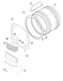 Front bulkhead, air duct & cylinder