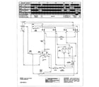 Amana NDE2330AZW wiring information (series 11) diagram