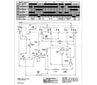 Amana NDE7800AYW wiring information (series 12) diagram