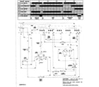 Maytag SDE305DAZW wiring information diagram