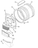 Front bulkhead, air duct & cylinder