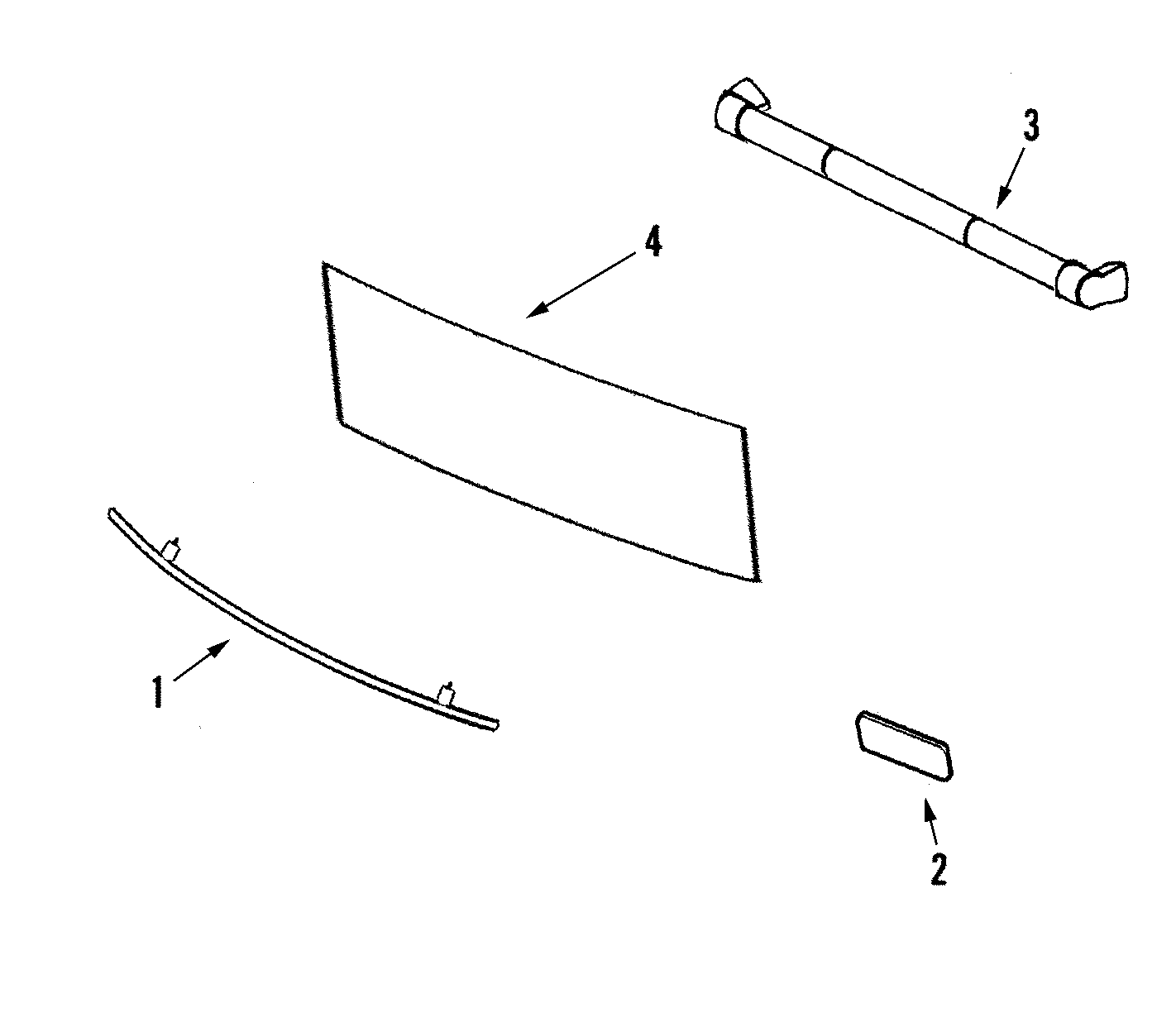 Warming drawer front
