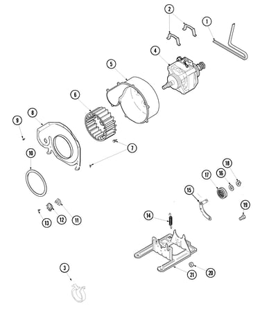 Motor & blower
