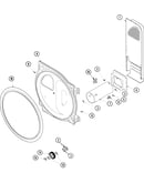 Rear bulkhead, roller & air duct (gas)