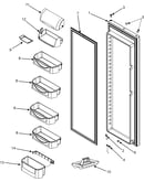 Refrigerator door