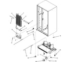 Maytag MSB2654HEQ evaporator/rollers/water tank diagram