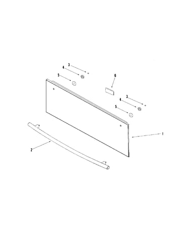 Drawer front (blk/wht) accessory only