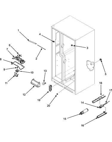 Evap fan assy./crisp light/waterfilter