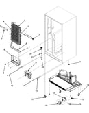 Evaporator assy./rollers/water tank