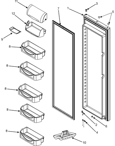 Refrigerator door (series 10)