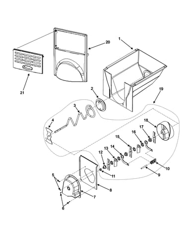 Ice bucket assy. (series 10)