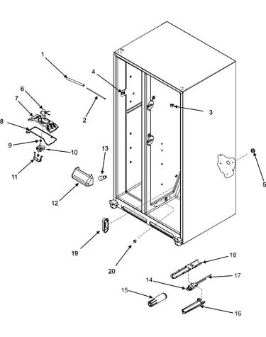 Evap fan/crisp light/filter (ser.10)