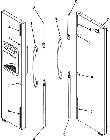 Handles (msd2655heb/q/w-series 50)