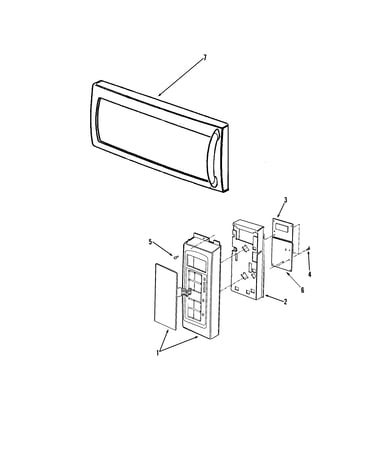 Control panel/door assembly