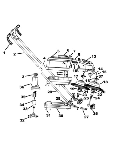 Main & brush assembly