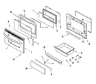 Maytag MGR5752ADS door/drawer (stl) diagram