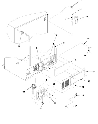 Cabinet back series 50+