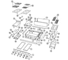 Dynasty DCT596GCB top assembly/gas controls diagram
