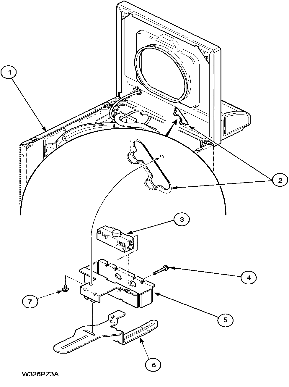 Loading door switch