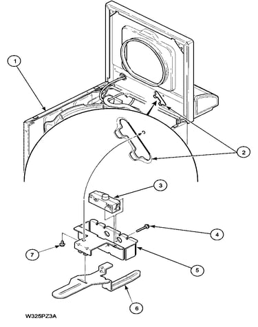 Loading door switch