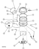 Outer tub, cover, pressure hose
