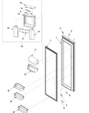 Refrigerator door