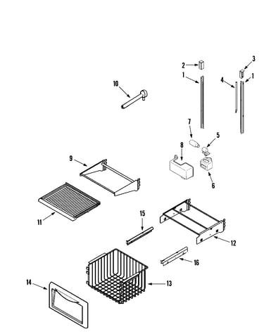 Shelves & accessories (freezer)