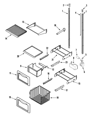 Shelves & accessories (freezer)